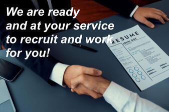 We are ready to work for you!